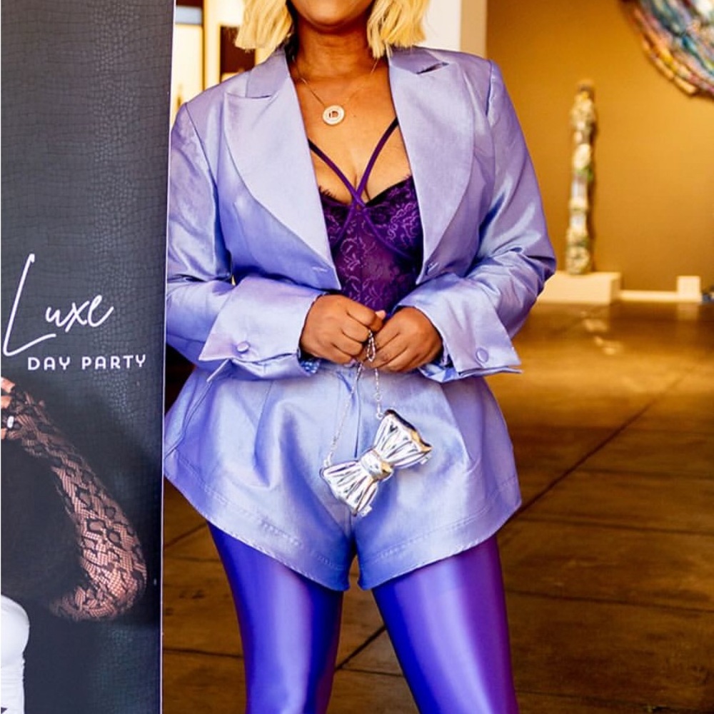 Ellae’ Lisque Lavender Short Set